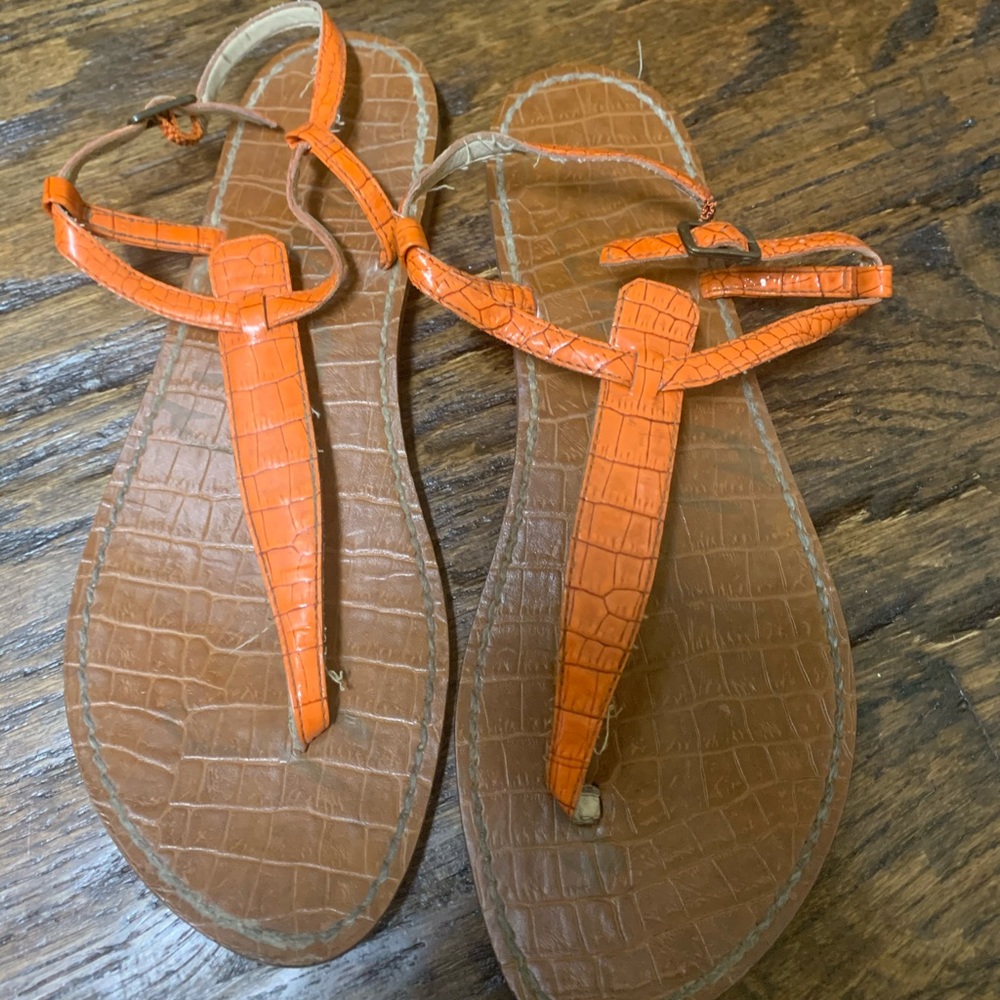 Sam Edelman orange sandal